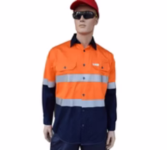 EMPIRAL DUAL TONE WORKSHIRT, Dual Tone, Work Shirt,100% Cotton Reflective Work Shirt