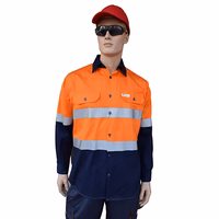 EMPIRAL Dual Tone Reflective Work Shirt – 100% Cotton