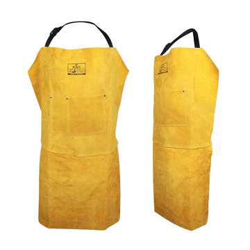 Empiral Golden Apron, Welding Apron, Golden Suede Leather