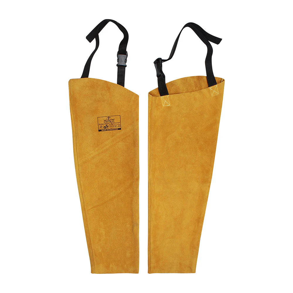 Empiral Golden Sleeve, Welding Sleeve, Golden Suede Leather