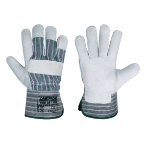 Ameriza 1008E-GR / 1034, Stripped Leather Rigger Glove, Single Palm