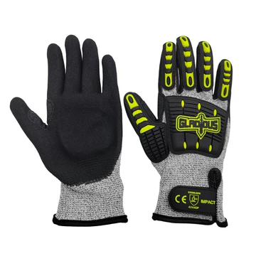 Gladious, IMPACT & Anti Vibration glove, Cut D