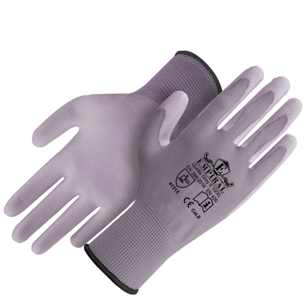 PU Coated Glove, Gorilla Grey II