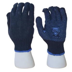 Single Side Dotted Gloves, Blue KNSDA II, Valpro