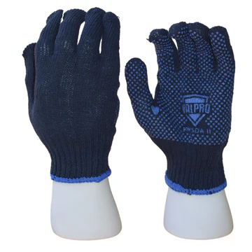 Single Side Dotted Gloves, Blue KNSDA II, Valpro