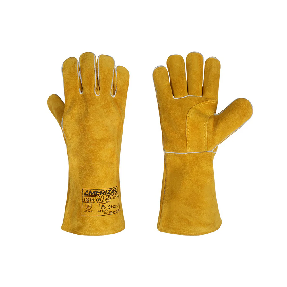 Welding Gloves, Hockey Palm, Ameriza, 1001H-YW